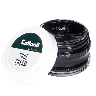 COLLONIL Shoe cream ขนาด 60 ml. สี BLACK ครีมซ่อมแซม และฟื้นฟูสีสำหรับหนังเรียบ เช่น รองเท้า กระเป๋า เฟอร์นิเจอร์ ฯลฯ