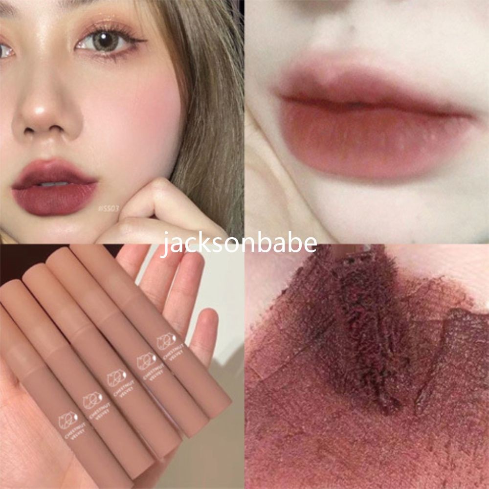 buybuy-daimanpu-ลิปกลอส-กันน้ำ-ติดทนนานdaimanpu-ลิปสติกmatte-velvet-jackson-daimanpu-ลิปสติก-เนื้อแมตต์-กำมะหยี่
