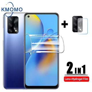 ฟิล์มไฮโดรเจลกันรอย แบบเต็มจอ OPPO A96 A76 A95 A57 A77 A94 A74 5G A54 4G A55 A16 A16k A15 A15s A9 A5 2020 A5s A3s A92 A72 A52 A53 A93 A12 A12e PPF ป้องกันรอยขีดข่วน TPU บางพิเศษ ฟิล์มเลนส์กล้องสำหรับ
