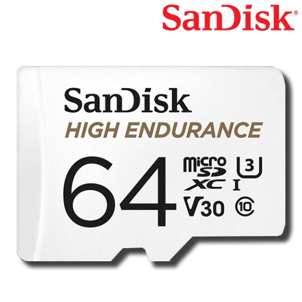 ภาพสินค้าSanDisk High Endurance microSD Card 64GB (SDSQQNR_064G_GN6IA) เมมโมรี่การ์ด ใส่ กล้องติดรถยนต์ กล้องหน้ารถ กล้องวงจรปิด จากร้าน sjcam_officialstore บน Shopee ภาพที่ 1