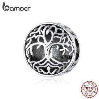 BAMOER 925 Silver Life Tree Bead For Original Charm Bracelet&amp;Bangle Accessories