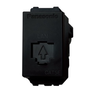 Panasonic WEGN2488B เต้ารับ CAT5E สีดำ รุ่น INITIO