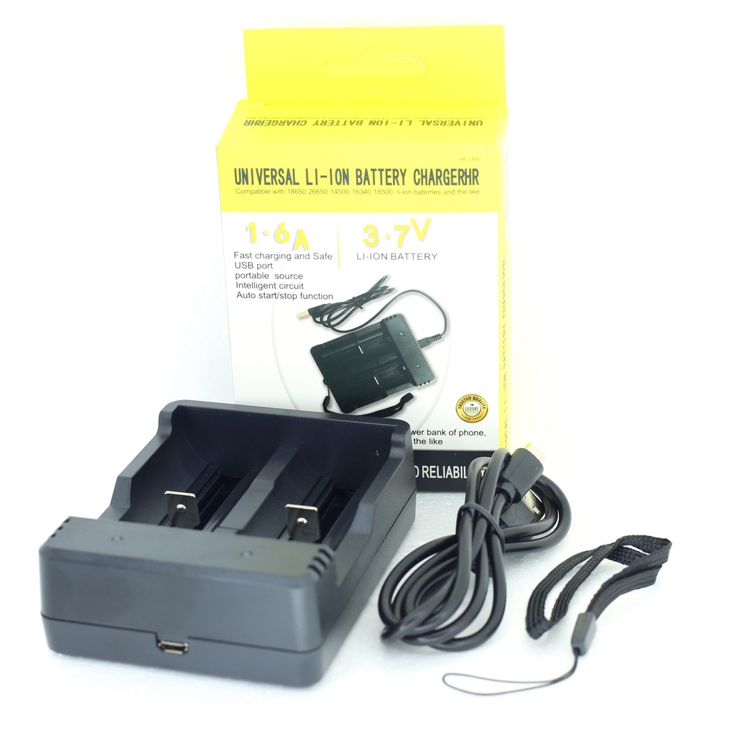 เครื่องชาร์จ18650-li-ion-battery-3-7v-safe-usb-port-ชาร์จถ่านได้ถึง-1800-ครั้ง-ใช้ไฟ-5v-เชื่อมชาร์จ-ชาร์จถ่านได้หลายรุ่น