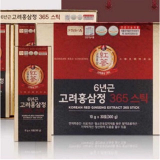 ภาพหน้าปกสินค้าพร้อมส่ง โสมแดง 6 ปีKorea red ginseng extract 365 stick ที่เกี่ยวข้อง