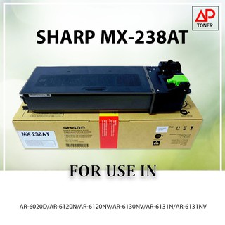 หมึกแท้ 100% Sharp MX-238AT ใช้กับเครื่องถ่ายเอกสาร มัลติฟังก์ชัน รุ่น AR-6020D/AR-6120N/AR-6120NV/AR-6130NV/AR-6131N/A