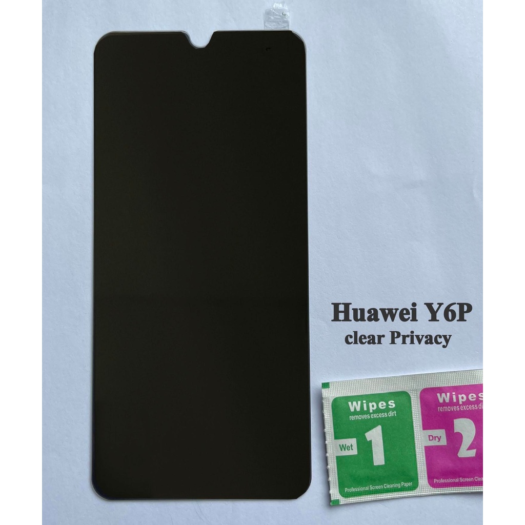 ฟิล์มกระจก-huawei-แบบด้านกันแอบมอง-ฟิล์มกระจกเต็มจอป้องกันคนมอง-huawei-y6p-แบบไม่มีขอบและมีขอบ