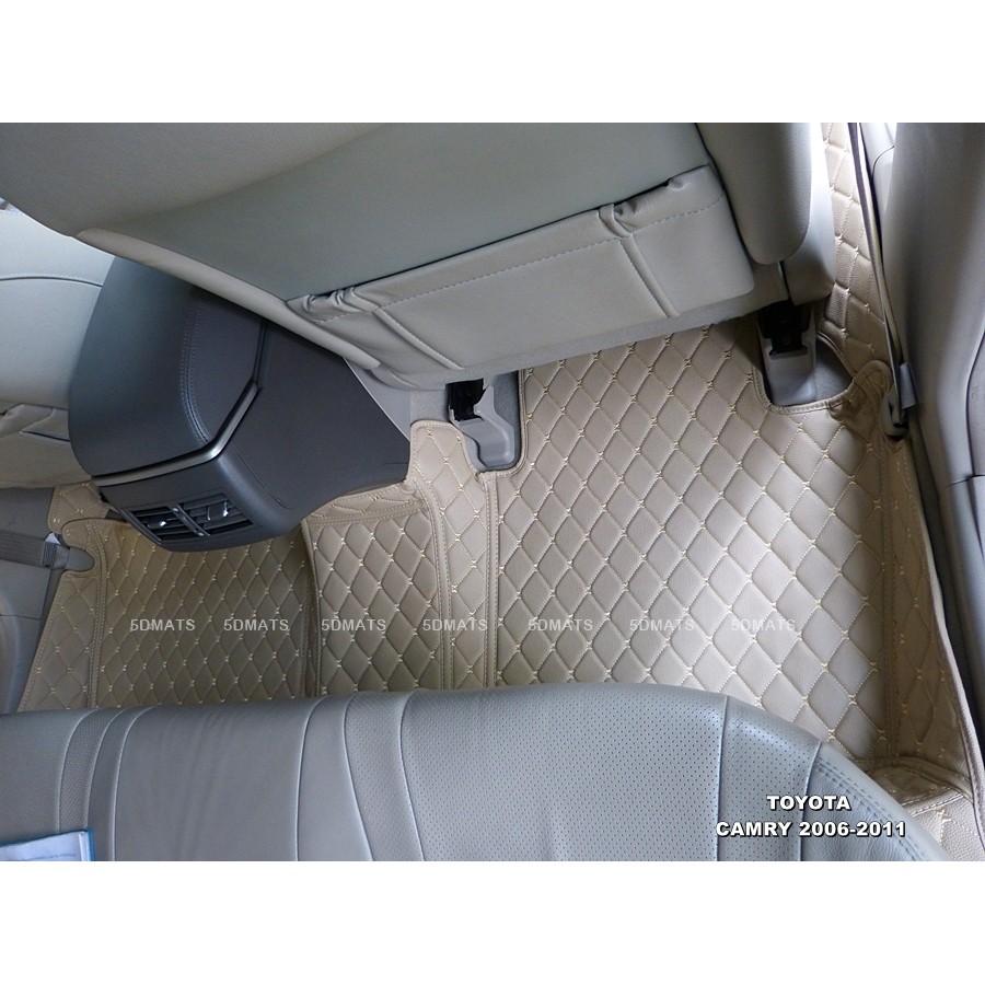 toyota-camry-ปี2006-11-พรมรถยนต์6d-สำหรับ-สีครีม-เต็มคัน-เข้ารูป