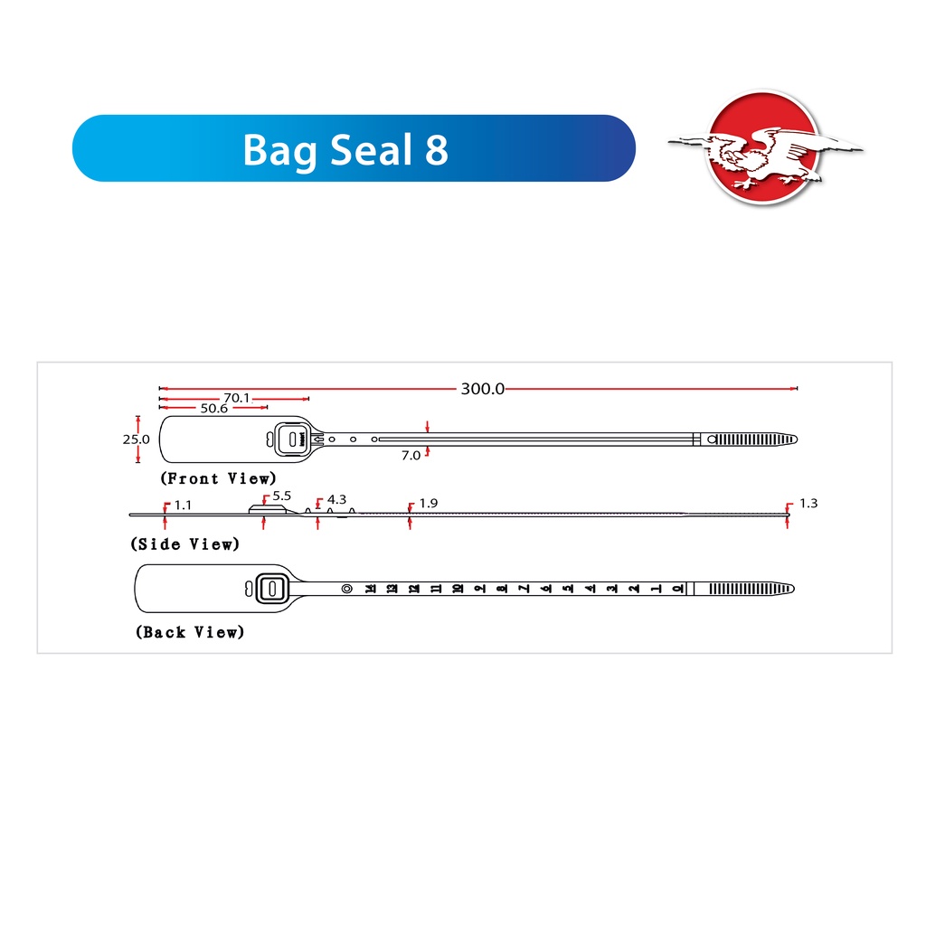 falcon-ซีล-bag-seal-8-ขนาด-8-นิ้ว-ซีลล็อครถบรรทุก-ซีลล็อคตู้ขนส่ง-พร้อม-running-number-100-ชิ้น