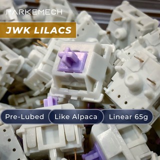 สินค้า [Linear] Lilac Switch 62 g (x1) by JWK สวิทช์ที่ Pre-Lubed บาง ๆ มาแล้ว พร้อมใช้
