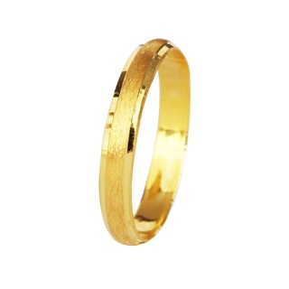 ภาพหน้าปกสินค้าแหวนทอง 1 กรัม ทองแท้ 96.5% ลายขอบสายรุ้ง ทองแท้ ขายได้ จำนำได้ มีใบรับประกัน ที่เกี่ยวข้อง