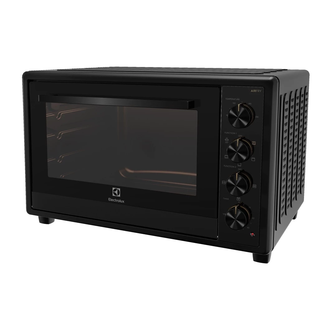 Electrolux เตาอบตั้งโต๊ะ 70 ลิตร รุ่น EOT7024XFG ฟังก์ชั่น AirFry ทอดไร้น้ำมัน ประตูกระจก 2 ชั้น ระบบลูกบิด