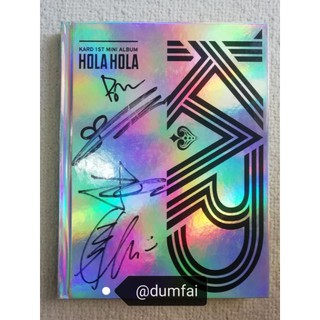 (Signed)KARD​ 1st mini album Hola Hola