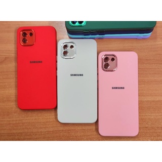 เคสกำมะหยี่ขอบโครเมี่ยมสีแบบมีโลโก้ 📲OppoA1k Reno5 RealmeC3 Realme6 Samsung J7 J4+ และรุ่นอื่นๆทักแชทได้