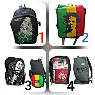 Tony q rastafara bob marley reggae กระเป๋าเป้สะพายหลัง ของแท้