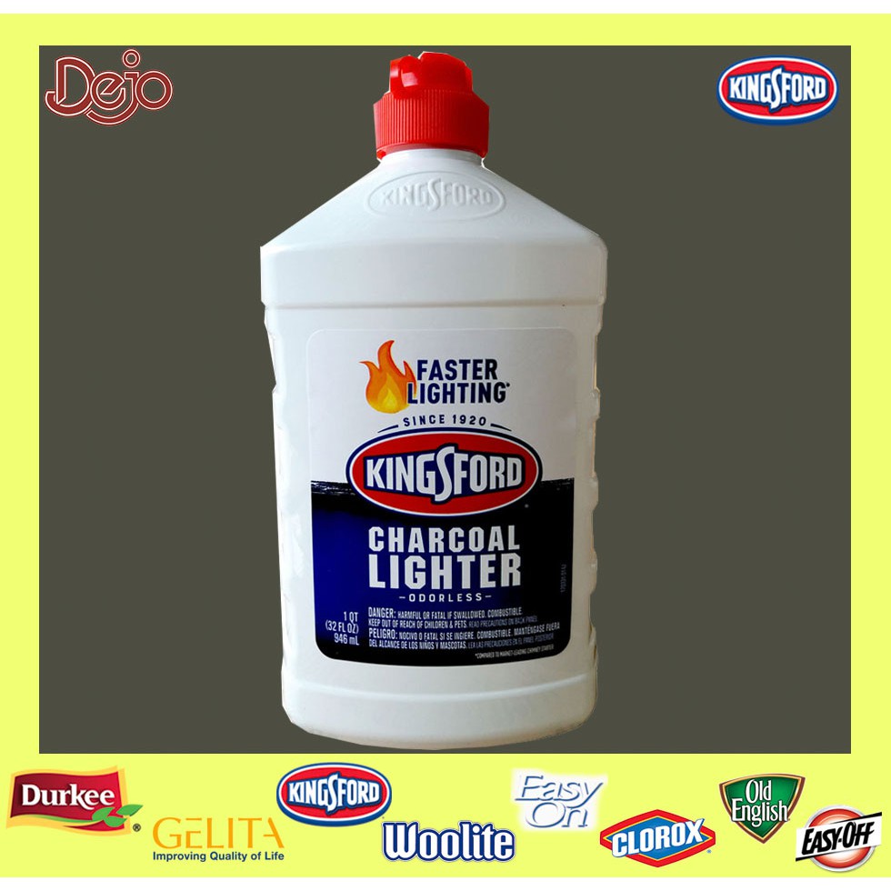 Kingsford Charcoal Lighter Fluid 946 ml. น้ำมันจุดเตาถ่าน ตราคิงส์ฟอร์ด ขนาด 946 มล. Shopee