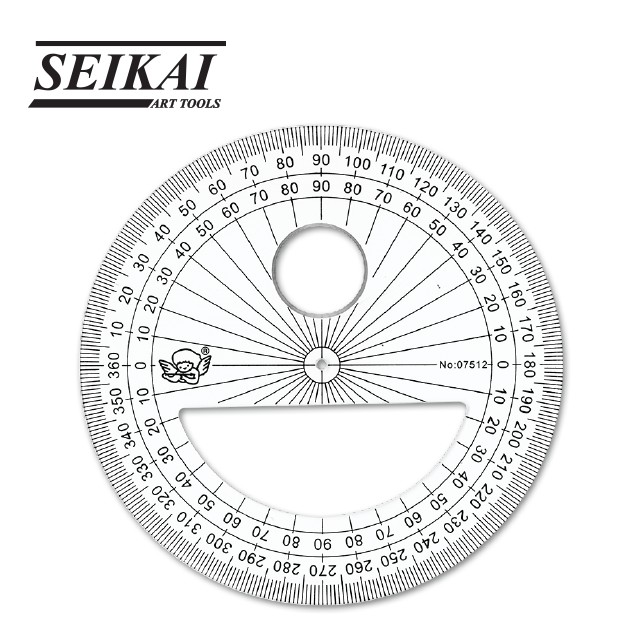 seikai-แผ่นอะคริลิค-protractor-360-a-b-protractor-1-แผ่น