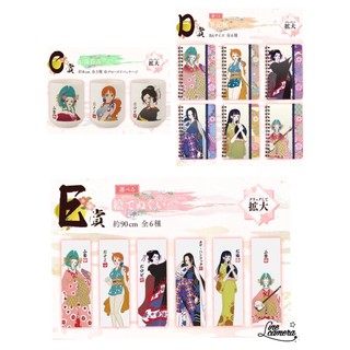 Ichiban Kuji One piece Girl’s Collection Prize C D E งานจับฉลาก วันพีซ รางวัล C D E Notebook แก้ว ผ้า