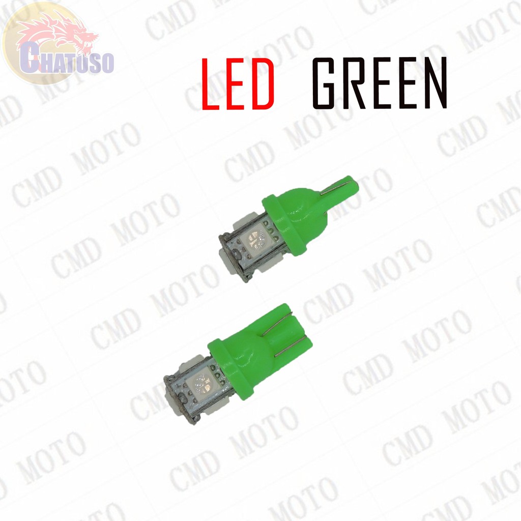 หลอดไฟหรี่-led-t10-12v-ขายเป็นคู่-ใส่ไฟเลี้ยว-ใส่ไฟไมล์-หลอดไฟไม่กระพริบ-มีให้เลือก8สี-ราคาสุดคุ้ม