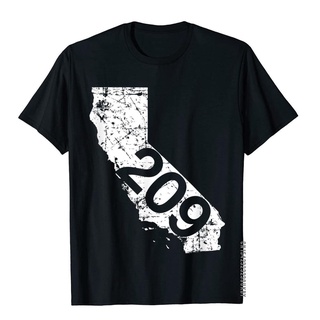 เสื้อยืด ผ้าฝ้าย พิมพ์ลาย 3D Modesto Area Code 209 เหมาะกับของขวัญ แฟชั่นฤดูร้อน สําหรับผู้ชาย