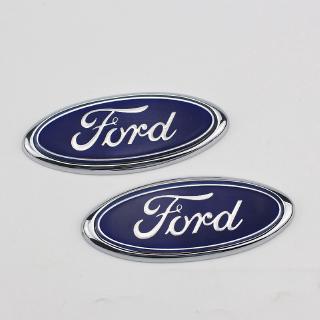 ภาพขนาดย่อของสินค้า1PCS Ford Fiesta front emblem or Focus rear emblem Mondeo grid logo Ford canopy emblem 11.5CM*4.5