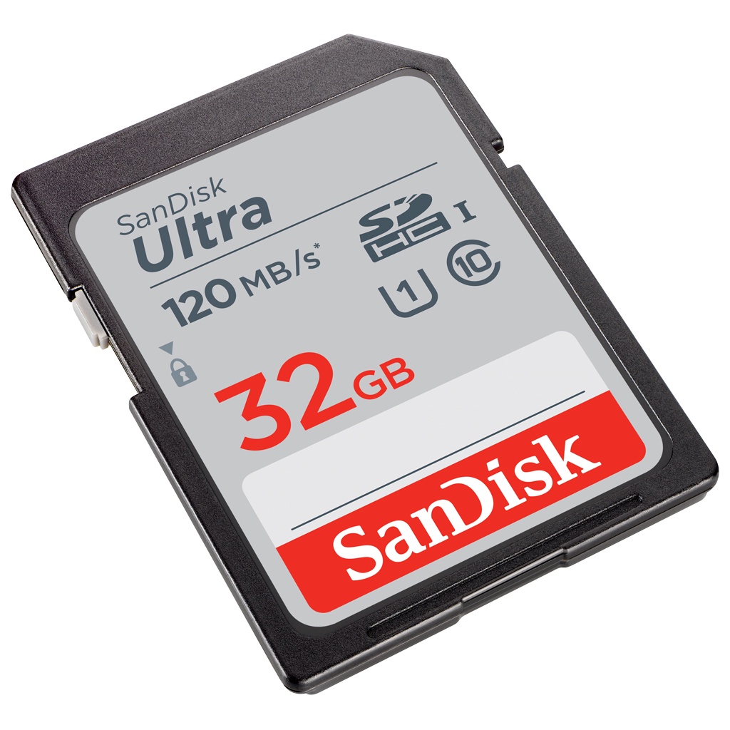 ภาพสินค้าSanDisk Ultra SD Card 32GB Class10 SDHC Speed 120MB/s (SDSDUN4-032G-GN6IN) เมมโมรี่การ์ด สำหรับ กล้องมิลเลอร์เลส DSLR Mirrorless ประกัน10ปี จากร้าน sjcam_officialstore บน Shopee ภาพที่ 5
