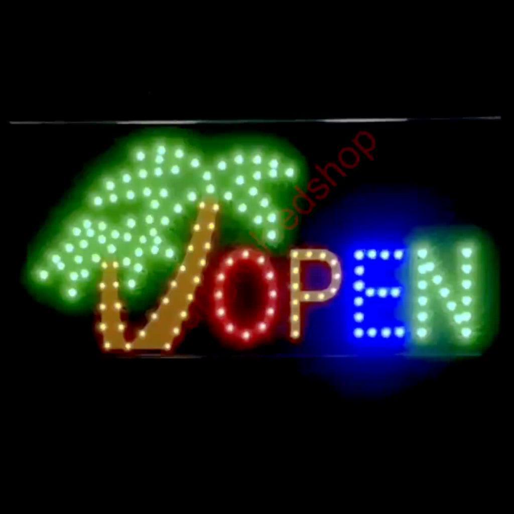 led-sign-open-แฟนซี-ต้นมะพร้าว-ป้ายไฟแอลอีดีสำหรับตกแต่ง-220v-ป้ายตัวอักษร-ป้ายไฟ-ป้ายหน้าร้าน-ใช้ประดับตกแต่ง