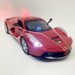 สินค้า รถโมเดลเหล็ก เฟอรารี่ Ferrari scale 1/32 🤩🏎🔥 มีไฟ มีเสียง🚨✨โครตสวยจัดๆ