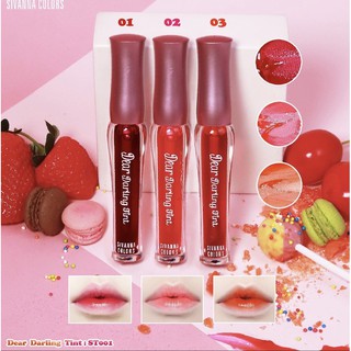 ลิปทิ้นท์ เนื้อนุ่ม Dear darling tint  sivanna colors St001