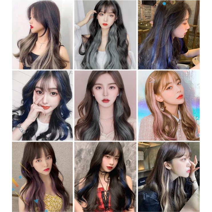 ภาพสินค้า𝐆𝐈𝐂 Hightlight Hair ช่อไฮไลท์ 40สี พร้อมส่ง แบบไอดอลเกาหลีใช้ แบบกิ๊บติดง่าย พร้อมส่งจากไทย จากร้าน giclifestyle.1996 บน Shopee ภาพที่ 2