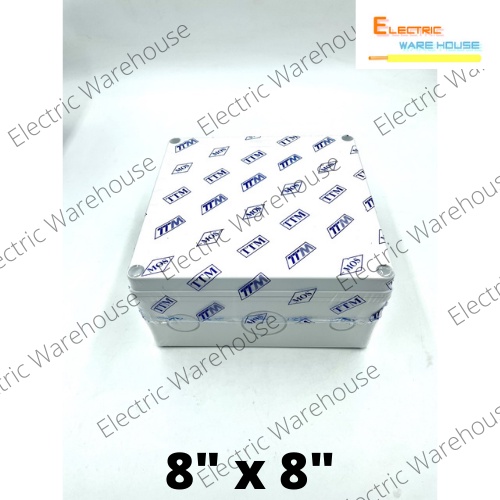 บ็อกพักสายไฟกันน้ำ PVC TTM ( ขนาด 8