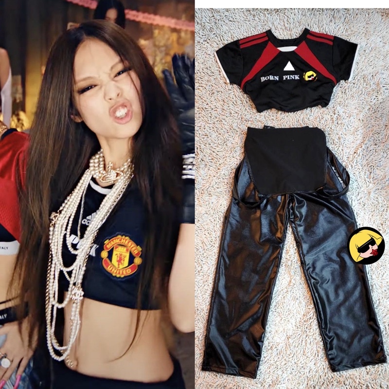 babygaga-ชุดเจนนี่-เจนนี่-pink-venom-แบล็คพิ้งค์-รับตัดชุด-ชุดเต้น-ชุดโคฟ-ชุดโคฟเฟอร์-เคป๊อป-blackpink-jennie-kpop