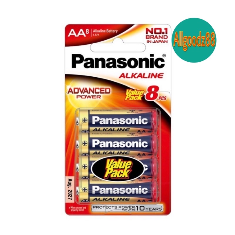 ของแท้-100-ถ่าน-panasonic-อัลคาไลน์-aa-aaa-alkaline