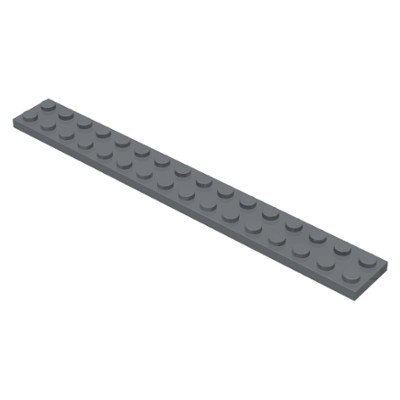 lego-part-ชิ้นส่วนเลโก้-no-4282-plate-2-x-16