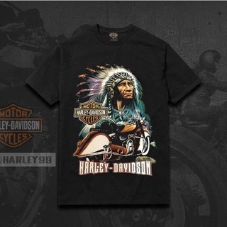 เสื้อฮาเล่ย์ Harley-Davidson Reproduction เสื้อยืดผู้ชาย เสื้อยืดคอกลม เสื้อแขนสั้น