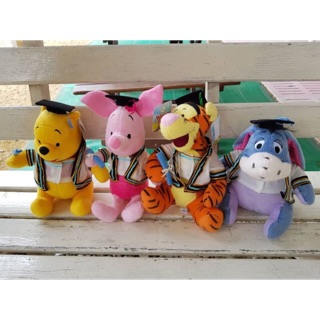 🐻🐷🧸 Pooh & Friends  พูห์และเพื่อน ชุดรับปริญญา 🧸🐯🐴