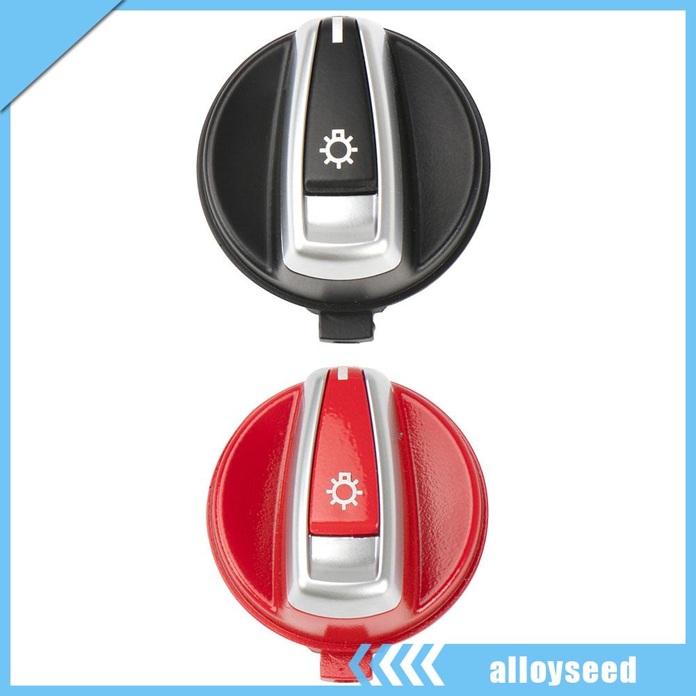 alloyseed-ลูกบิดสวิทช์ไฟหน้าสําหรับ-bmw-e90-3-series-2005-2012-e84-x1-2009-2015