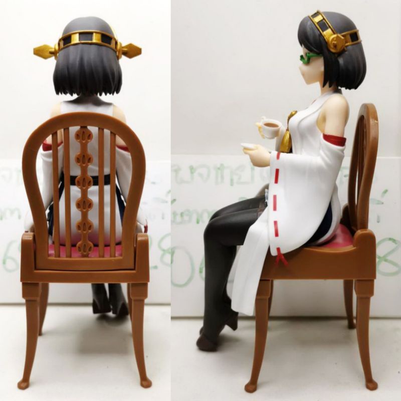 แท้-มือ1-2-อะไหล่-banpresto-kantai-collection-5-9-kirishima-kongo-kai-ni-figure-ceylon-tea-party-โมเดล-สาวเรือ