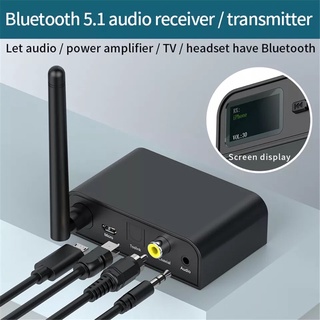 Bluetooth 5.1 Receiver SPDIF 3.5มม.AUX RCA Coaxial ไร้สายอะแดปเตอร์เสียงสำหรับโทรศัพท์มือถือคอมพิวเตอร์ทีวี