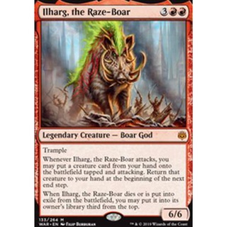 [MTG][Single][WAR] Ilharg, the Raze-Boar ระดับ Mythic [ภาษาอังกฤษ ...