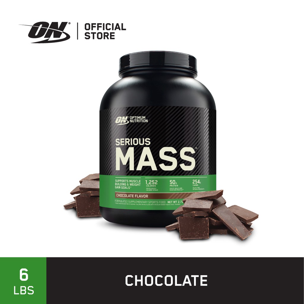 ภาพหน้าปกสินค้าOptimum Nutrition Serious Mass Protein Weight Gainer 6 Lbs จากร้าน optimum_nutrition บน Shopee