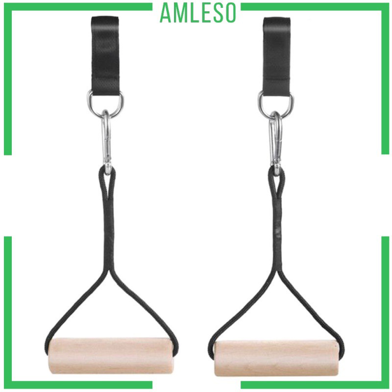 [AMLESO] Gymnastic Rings Gym Fitness Exercise Resistance Band Handles