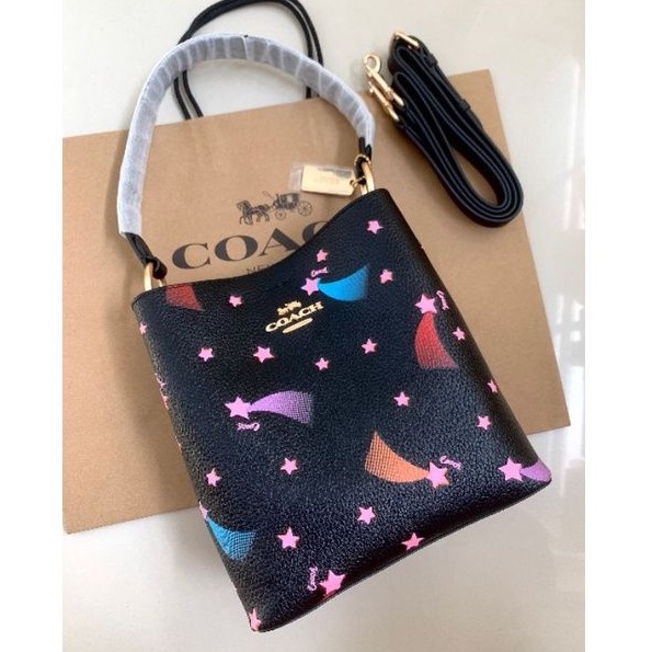 coach-small-town-bucket-bag-with-disco-star-print