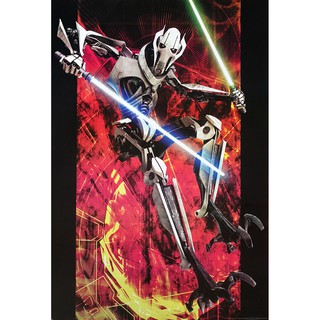 โปสเตอร์ หนัง สตาร์ วอร์ส Grievous - Star Wars Revenge Of The Sith (2005) POSTER 24”x35” Inch Epic Space Opera