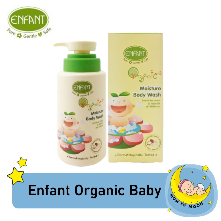 ภาพหน้าปกสินค้าครีมอาบน้ำเด็ก Enfant Organic Moisture Body Wash ครีมอาบน้ำสำหรับเด็ก 300 ml.