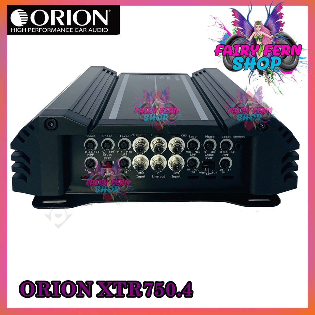 orion-xtr-รุ่น-xtr750-4-แอมป์ขยายเสียง-4ชาแนล-3000-วัตต์-ความถี่-10000-35000เฮิร์ต-เพาเวอร์แอมป์รถยนต์สัญชาติอเมริกัน