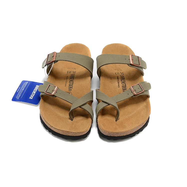 รองเท้าแตะ-birkenstock-birkenstock-แว็กซ์น้ำมันสีเทา-birkenstock-toe