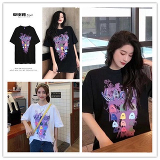 เสื้อยืดสีขาว พร้อมส่ง! ! เสื้อยืดลายการ์ตูน ลายเท่ๆ ใส่แล้วดูดี ผ้านุ่ม ยืดหยุ่น ไม่ย่นง่าย หวาน น่ารักS-4XL