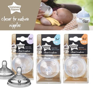 ʕ•́ᴥ•̀ʔ จุกนม Tommee Tippee เบอร์ 1 (0m+) ,2 (3m+) , 3 (6m+)