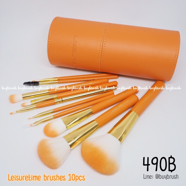 leisuretime-brushes-10pcs-สีส้ม