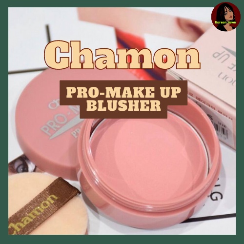 chamon-pro-make-up-blusher-บลัชออนปัดแก้มเนื้อแมท-แก้มดูใสๆ-เป็นธรรมชาติ-ปัดง่ายใช้ได้กับทุกสีผิว-100